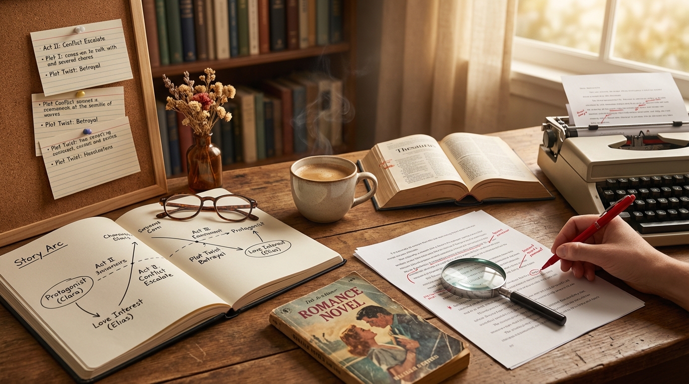 Developmental vs Line Editing for Romance: Which Does Your Manuscript Actually Need?