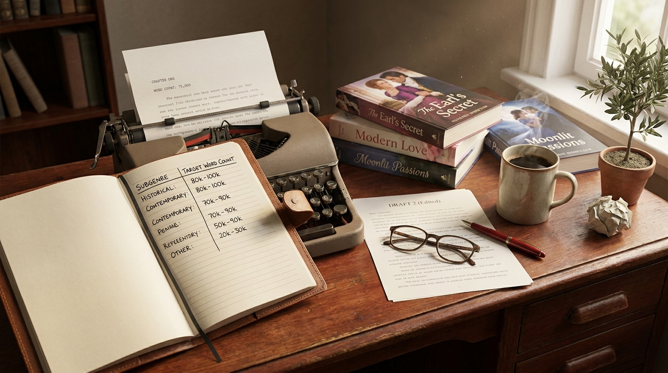 Romance Novel Word Count: The Editor's Guide to Length That Sells (By Subgenre)
